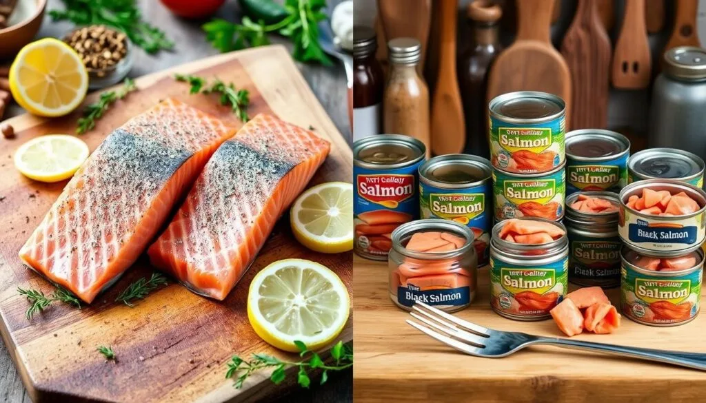 Fresh vs Canned Salmon Fresh vs Canned Salmon